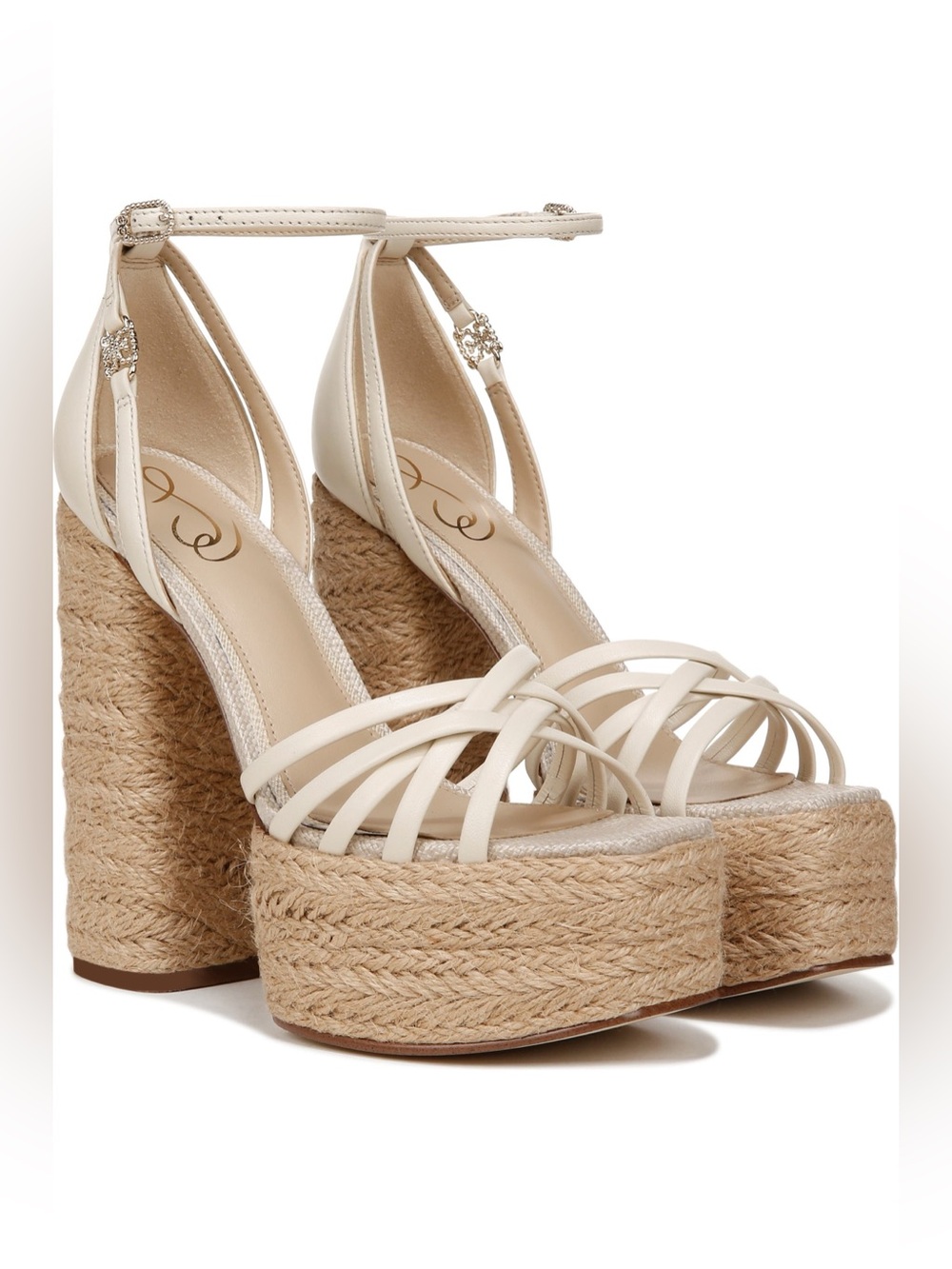SAM EDELMAN Kade Ankle Strap Espadrille Platform Sandal Size 9